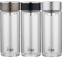 希诺玻璃杯270ml单层莲花滤网XN-1020(颜色随机)