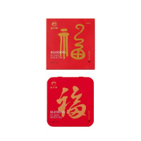 白大师茶叶小方片2017年寿眉福鼎白茶百福便携饼干茶30g/片