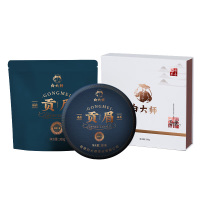 白大师福鼎白茶礼盒汤若琥珀香醇回甘2015年贡眉茶饼300g