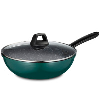 炊大皇炒锅28cm厚底薄壁匀热控油不粘涂层翠釜系列BG28MW