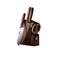 炊大皇刀具七件套砍骨刀切片刀三德刀水果刀剪刀TD07LY