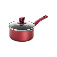 炊大皇奶锅18cm导流口设计倾斜不滴漏不粘锅WG14306