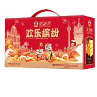 永辉食品礼盒口齿留香造型别致欢乐缤纷糕点666g