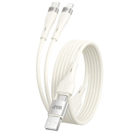 W&P充电线1.5米二拖二多功能硅胶超快充精准恒温BXGT01