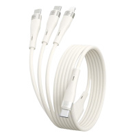 W&P充电线2米液态硅胶三合一快充一线多用BXG03