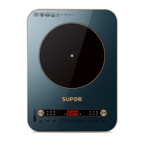 苏泊尔电磁炉炫彩面板四角C型圆弧防磕安心系列C22-IH99