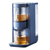 摩飞饮水机即热电热水壶桌面台式泡煮茶饮水机轻奢蓝MR6097