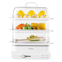 七彩叮当电蒸锅18L多功能锅可预约定时分体式三层大容量DZ01