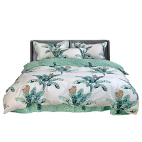 天琴床品四件套柔软舒适亲肤透气质地细腻夏威夷TQ-T147