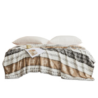 天琴毛毯150x200cm双面绒感质感软糯波西米亚TQ-B121