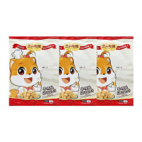 三只松鼠拉面丸子色泽金黄鲜香酥脆即食休闲美味零食85g*3袋