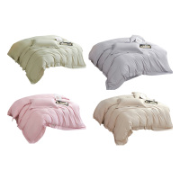 恒源祥床品四件套绵柔舒适晨曦花园1DB25612(颜色随机)