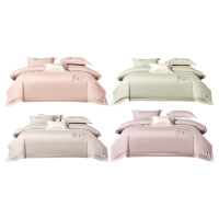 恒源祥床品四件套磨毛绵柔亲肤知夏1DB25614(颜色随机)