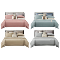 恒源祥床品四件套柔软亲肤臻享人生1DB23317(颜色随机)