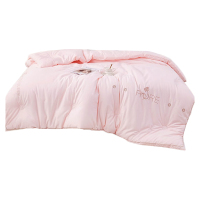 恒源祥被子200*230cm亲肤舒适绣花粉色1DG22615