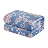 恒源祥毛毯180*200cm双面暖融做工细腻花轻似梦1DQ2016