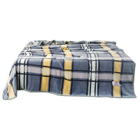 恒源祥毛毯180*200cm柔软亲肤几何自由空间1DQ2016