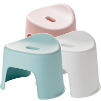 茶花矮凳加厚卡通防滑胶凳脚踏简约塑料111003(颜色随机)