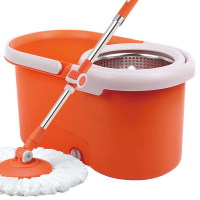 大卫拖把1杆2头免手洗懒人轻松小巧脱水篮支撑基座桶体稳定不摇晃Q5