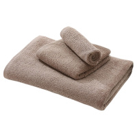 恒源祥浴巾三件套柔软透气亲肤舒适易吸水咖色森林1DBMJ2032