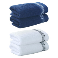 恒源祥浴巾三件套柔软透气亲肤绅士1DBMJ2051(颜色随机)
