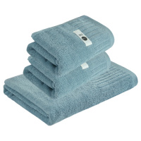 恒源祥浴巾三件套柔软透气亲肤舒适普罗蓝素锦1DBMJ2025-1