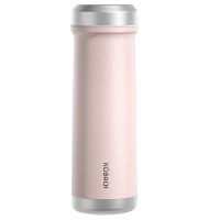 康巴赫水杯450mL纯钛真空保温杯浅钛晶系列樱粉KH-B48T02