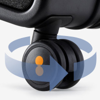 地平线8号旅行箱登机箱行李箱城市脉搏系列黑色LA-1508-02T00