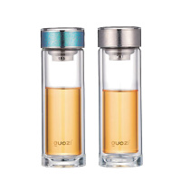 果兹玻璃杯320ml高硼硅钛合时光GZ-S81(颜色随机)