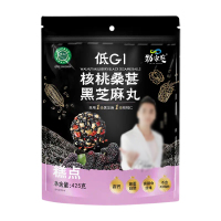 劲家庄黑芝麻丸粒粒饱满芝香浓郁清甜甜糯独立包装425g*1袋