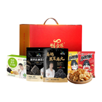 劲家庄食品礼盒独立包装高钙高蛋白金黄香脆悦享款471g*1套