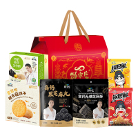 劲家庄食品礼盒独立包装高钙高蛋白高膳食纤维金黄香脆甄谷款1001g