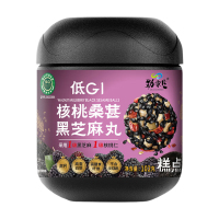 劲家庄黑芝麻丸粒粒饱满高钙高蛋高膳食纤维白五珍食材营养搭配102g