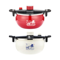 朗赫微压锅26cm珐琅导热均匀悦礼LH-TG22(颜色随机)