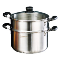 贝伦斯蒸锅22cm上蒸下煮导热均匀带蒸笼BLS-OSTZ1105