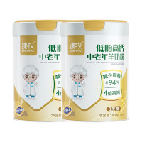 臻牧羊奶粉无蔗糖添加益生菌低脂高钙800g*2罐(包装随机)