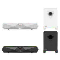 漫步者电脑音箱炫彩灯效潮流外形高弹硅胶按键M30SW(颜色随机)