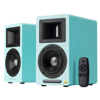 漫步者电脑音箱音质舒适外观简约蓝牙连接方便信号直通蓝色A80