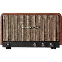 漫步者蓝牙音箱唯美新声怦然心动木质箱体金属旋钮简约百搭P100