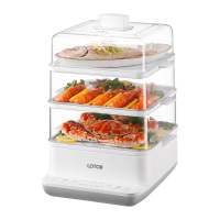 徕多电蒸锅大家庭容量整机可折叠收纳方便受热均匀DZG-5