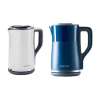 摩飞电水壶双层隔热壶身提放无忧热水超快MR6072(颜色随机)