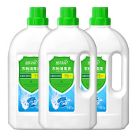 蓝月亮衣物消毒液套装去除异味松果木香型1kg*3瓶(包装随机)