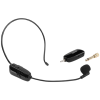 漫步者无线麦克风轻便携带音效清晰信号稳头戴式长效续航IU1