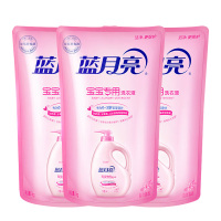 蓝月亮洗衣液套装温和亲肤婴童专用百合香型1kg*3袋(包装随机)