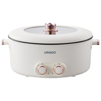 七彩叮当电火锅6L分区调温导热快速受热均匀四宫格款QC-HG06X