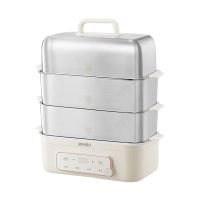 七彩叮当电蒸锅18L耐用耐摔隔热防烫三层款QC-DZ08-BX3