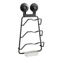 太力锅盖架壁挂简单简约小巧方便便捷免打孔置物架3层*1个