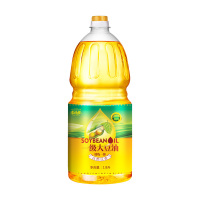 米妹妹大豆油色泽亮高营养丰富非转基因科学浸出一级大豆油1.8L