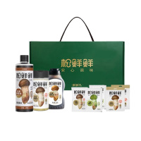 松鲜鲜调味品金标松茸酱油蚝油鲜鲜礼款535g+490ml