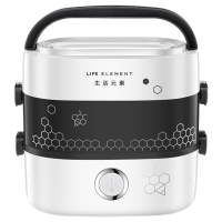 生活元素电热饭盒陶瓷蒸煮加热上班族保温便携可插电DFH-F1517